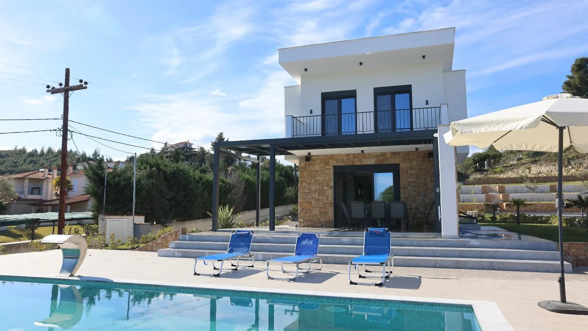 Villa Azul - Pool, Garden, Bbq Pefkochori 0*,  Greece
